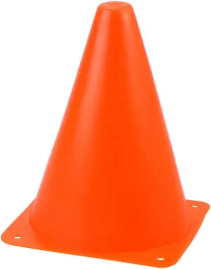 6Pcs Bright Orange Training Cones for Soccer Football and Outdoor Sports Activities Durable Hard Markers for Games and Obstacle Courses