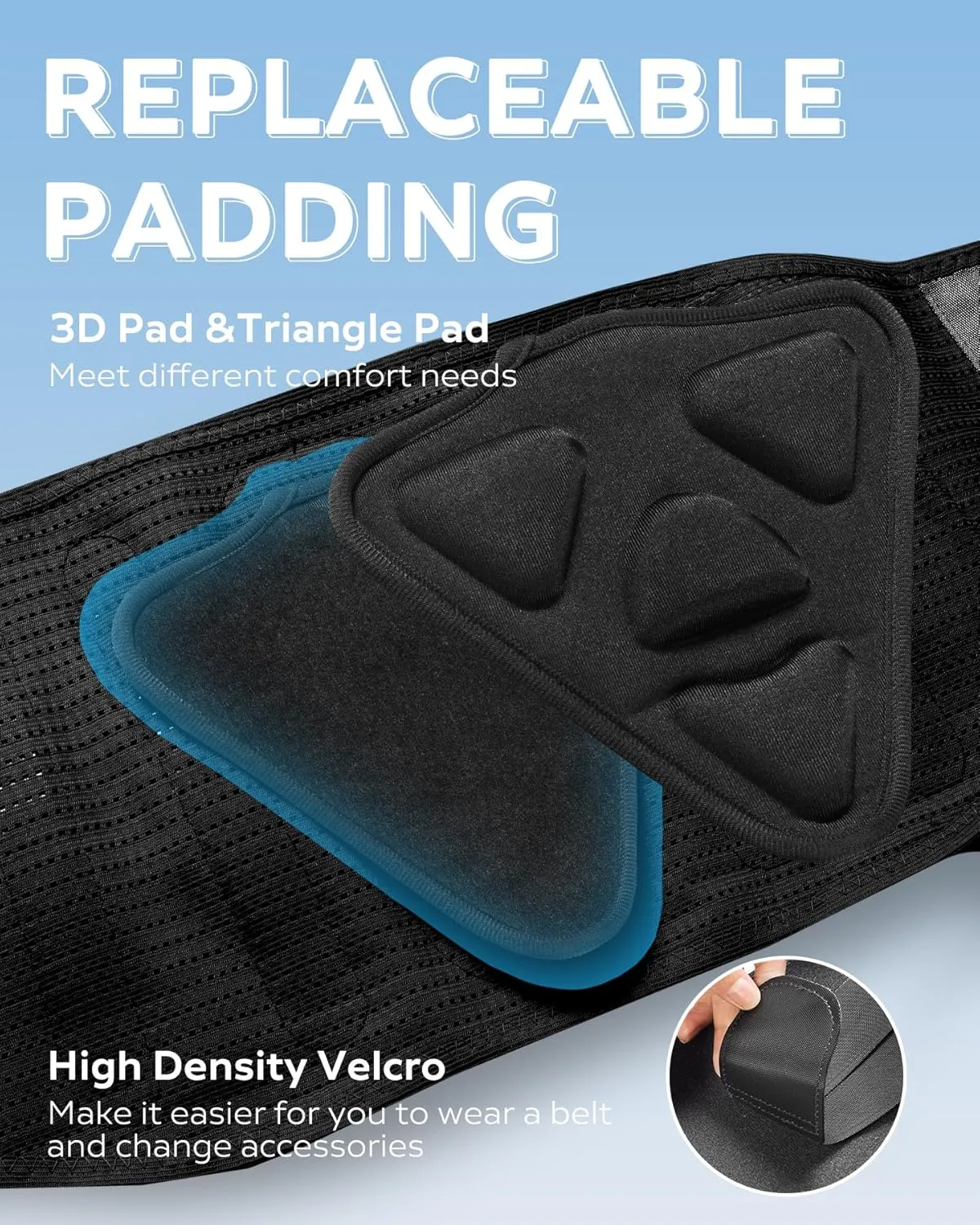 Back Brace for Lower Back Pain Relief with Removable Pad, Lumbar Support for Sciatica, Herniated Disc, Scoliosis, Back Support Belt with 5 Stays, Soft Breathable Mesh, Anti-skid, For Men & Women (Large)