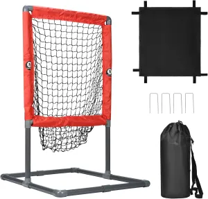 Baseball Ball Strike Zone,Sangle Soppfy 2 in 1 Pitching Net & Baseball Strike Zone Compatible with Softball Balls and Plastic Baseballs.Baseball Net Set Up and Assemble Easily.