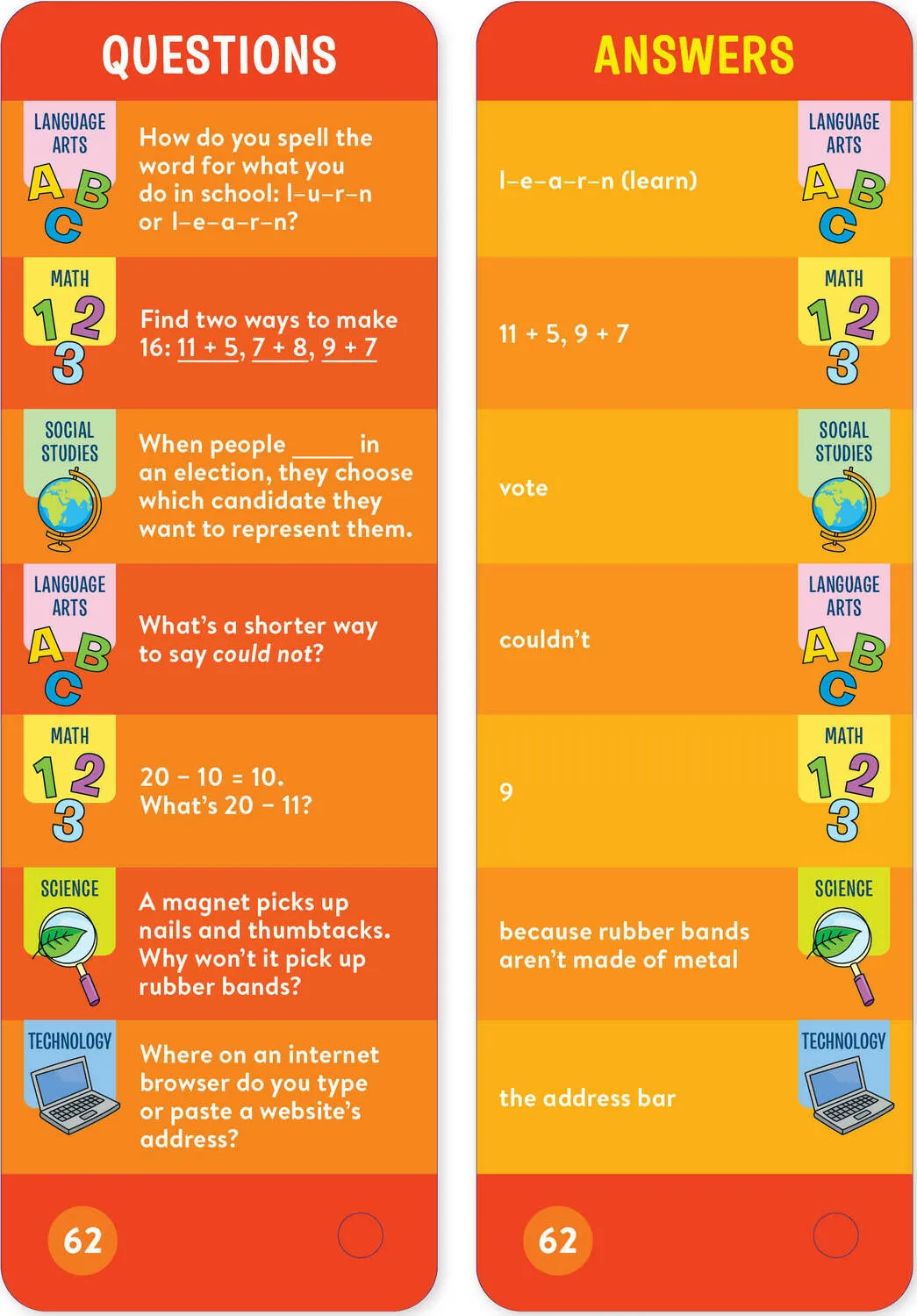 Brain Quest 2nd Grade Smart Cards Revised 5th Edition