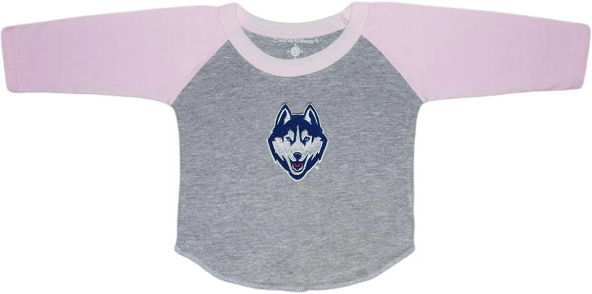 College Baby NCAA Infant and Toddler Baseball Shirt Raglan 3/4 Length Sleeve