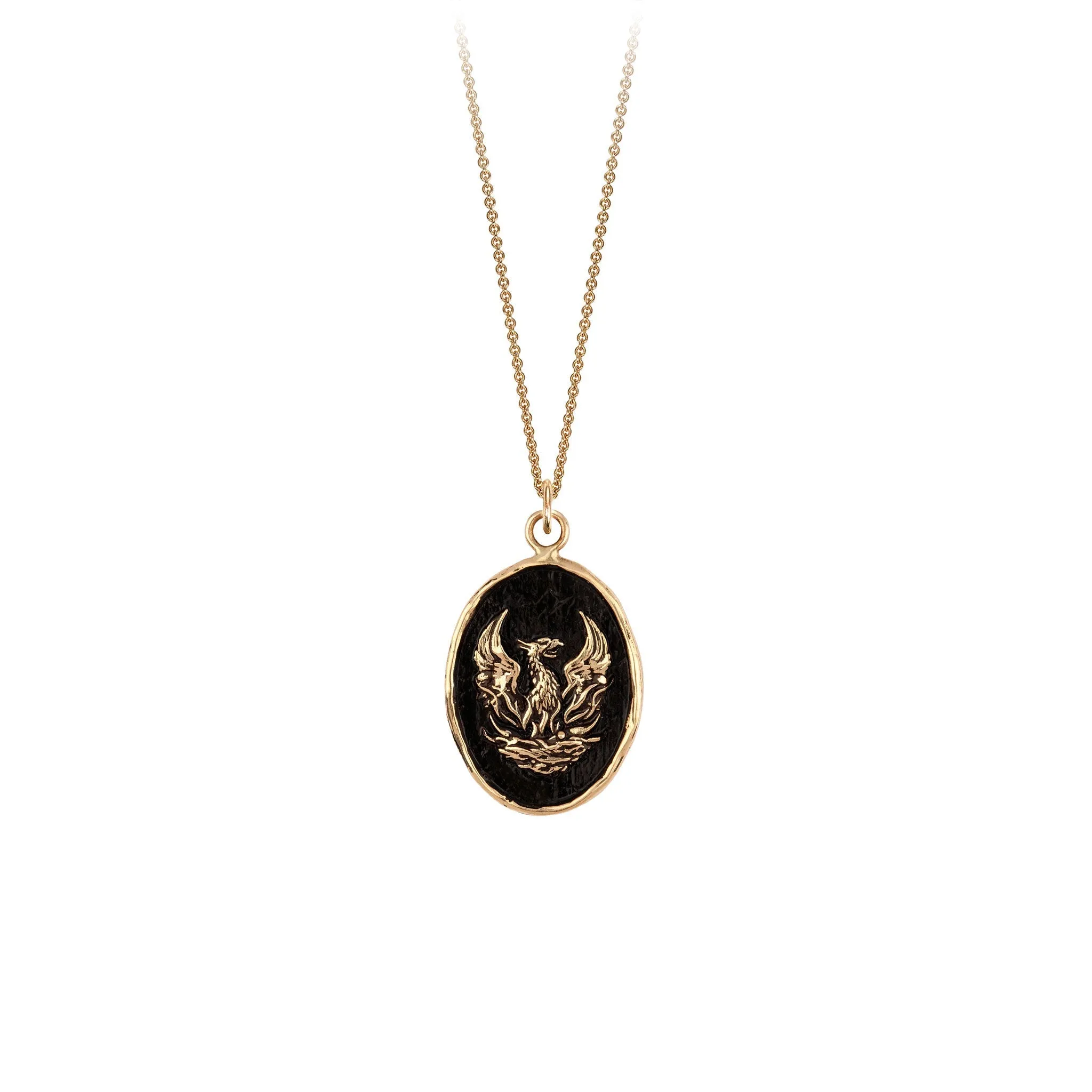 Fire Within 14K Gold Talisman