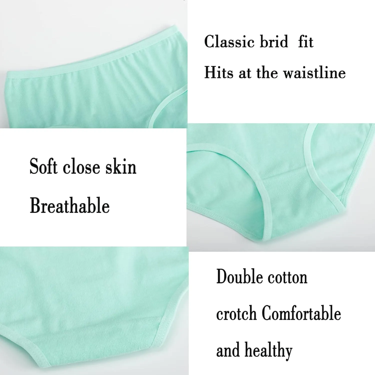 Girls Underwear Comfortable Panties for Teens Girls Briefs