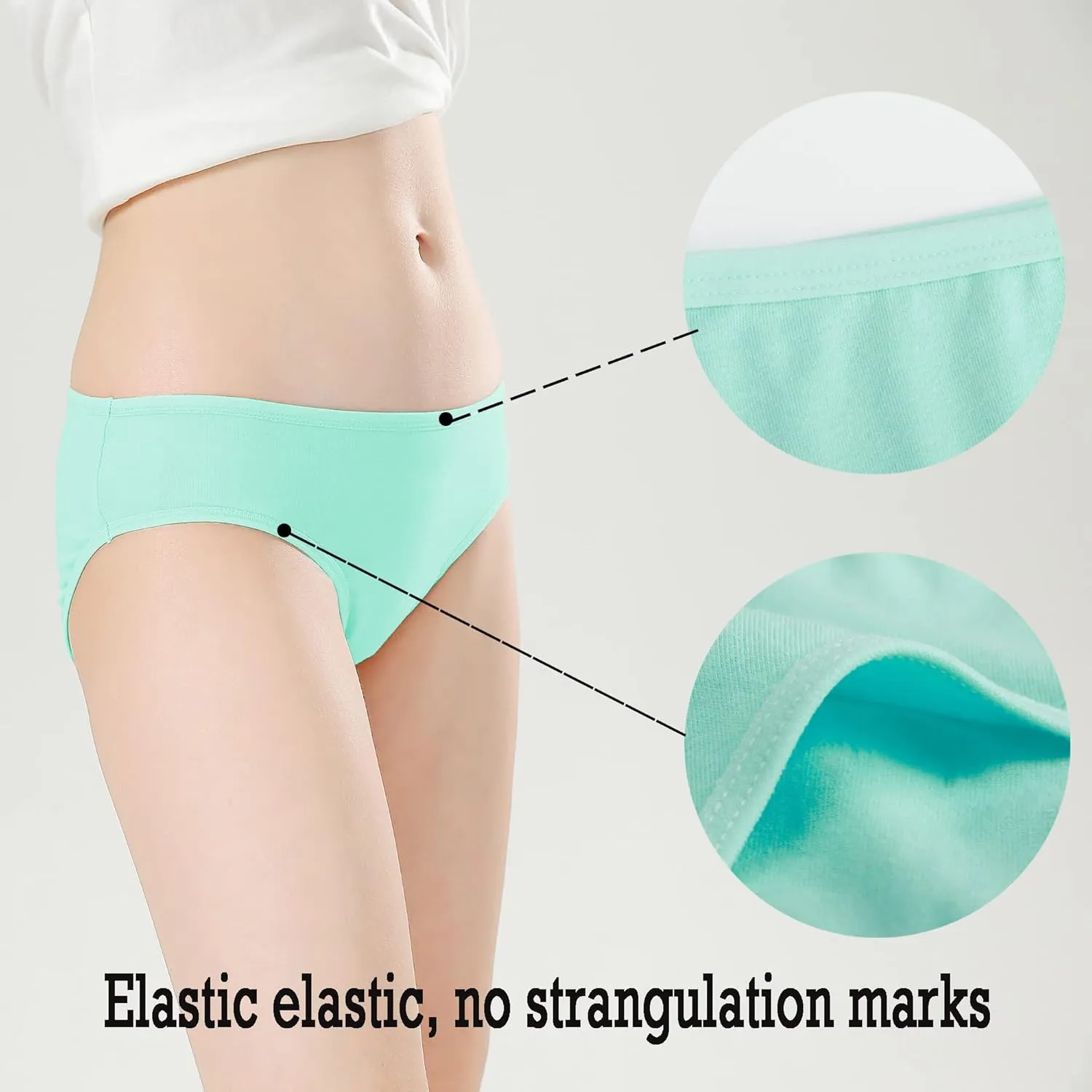 Girls Underwear Comfortable Panties for Teens Girls Briefs