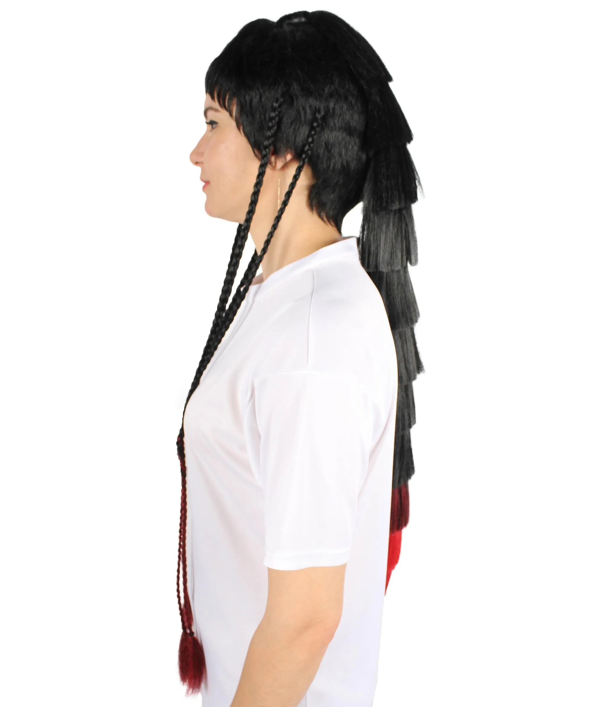HPO Adult Women's Long Ponytail Doll Wig, Perfect for Halloween, Flame-retardant Synthetic Fibe | HPO