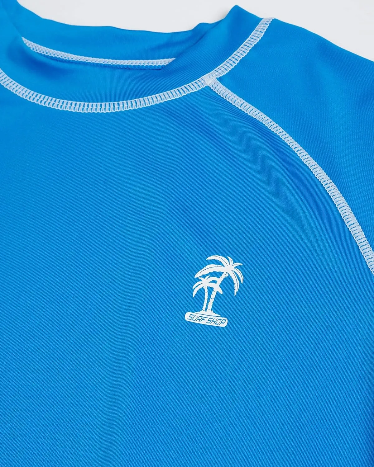 iXtreme Boys Rash Guard - UPF50  Short Sleeve Swim Shirts for Boys - Quick Dry Swimwear for Infant Toddler & Big Boy (12M-18)