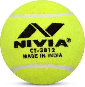 Nivia Heavy Tennis Ball Cricket Ball (Pack of 6)