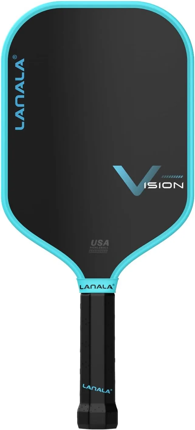 Pickleball Paddle, Raw Carbon Fiber T700 Abrasion-Resistant Surface, 16MM Polypropylene Honeycomb core, USAPA Approved, High Grit,The Pickleball Paddle Designed for Control Spin & Consistency