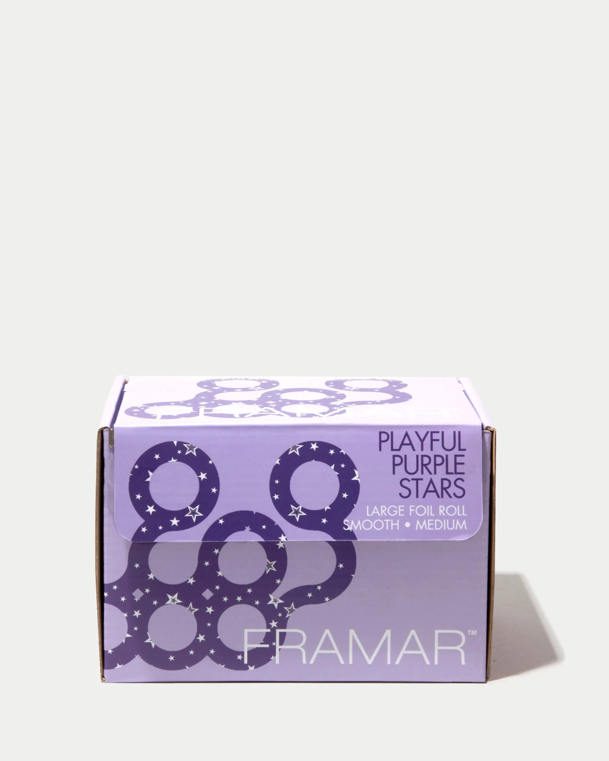 Playful Purple Stars - Smooth Roll