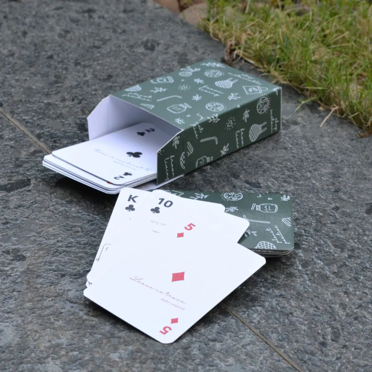 Premium Handmade Eco Playing Cards Set | Travel Games | Party Games