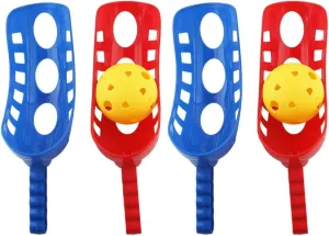 Sports Scoop Ball Game Scoop and Toss Game, Includes 4 Scoops and 2 Balls, Outdoor Lawn Game for Kids and Adults for Party Lawn, Camping & Beach, 35.00X10.00X10.00CM, Q15C3NZO492S5GB0VZ10FL